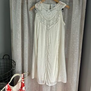 Wrangler Cream Lace Detail Dress